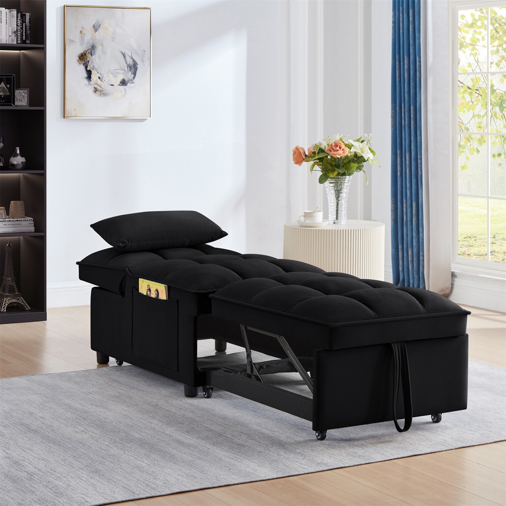Convertible Sofa Bed 4in1 Multi-Functional Folding Recliner Sleeper Sofa Chair