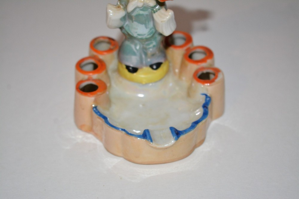 1940's Funny Drunk Hobo Lusterware Luster Ware Ashtray Japan HTF