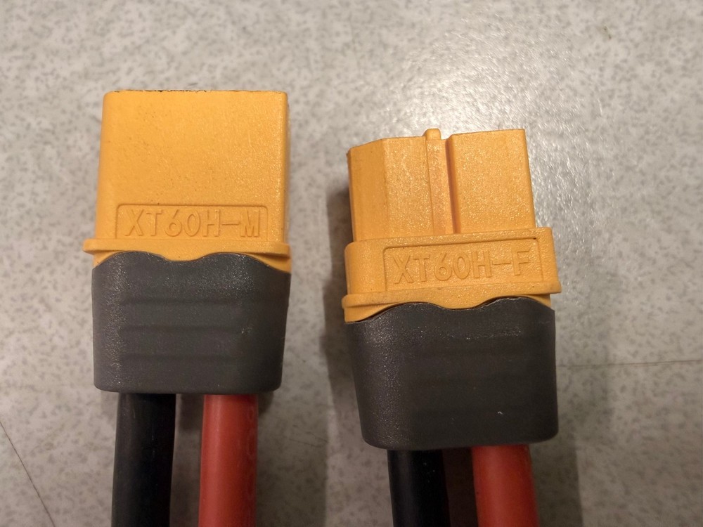 5 SETS (10 pcs) 150mm AMASS Parallel Battery Connector 12AWG Cable Ext. XT60H