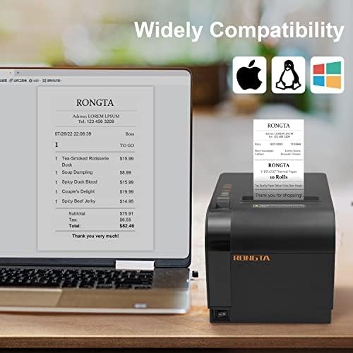 Thermal Receipt Printer 80mm USB LAN