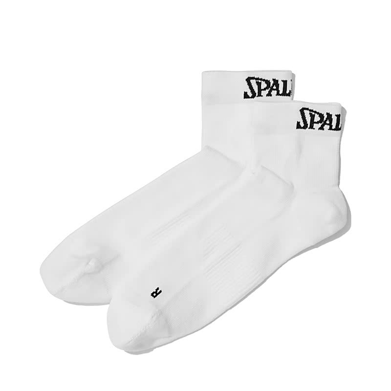 SPALDING Basketball Compression Ankle Socks White 23-25cm