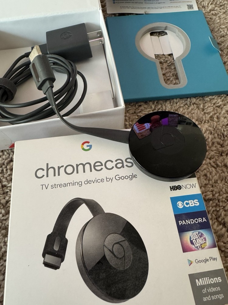 Google Chromecast (3rd Generation) US Power Adapter with Box Model NC2-6A5 & Box