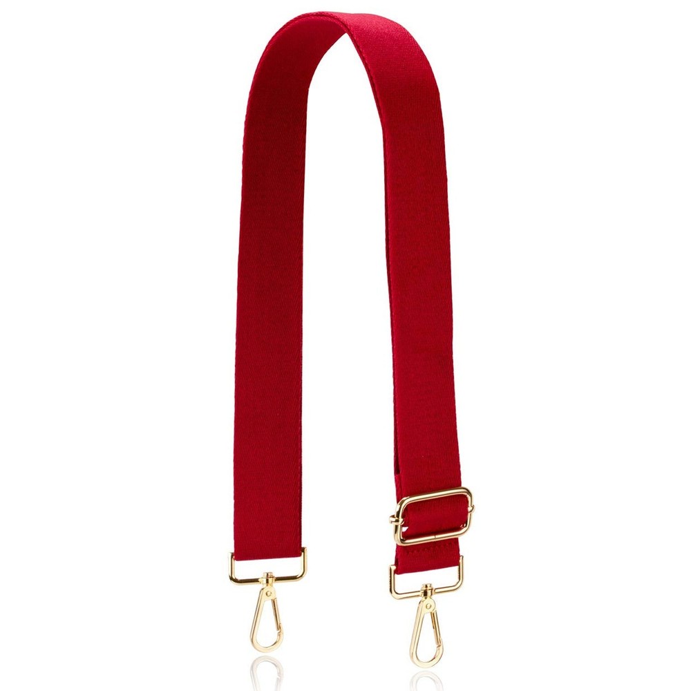 Allzedream Crossbody Bag Strap Soft Adjustable Replacement Purse Straps Red