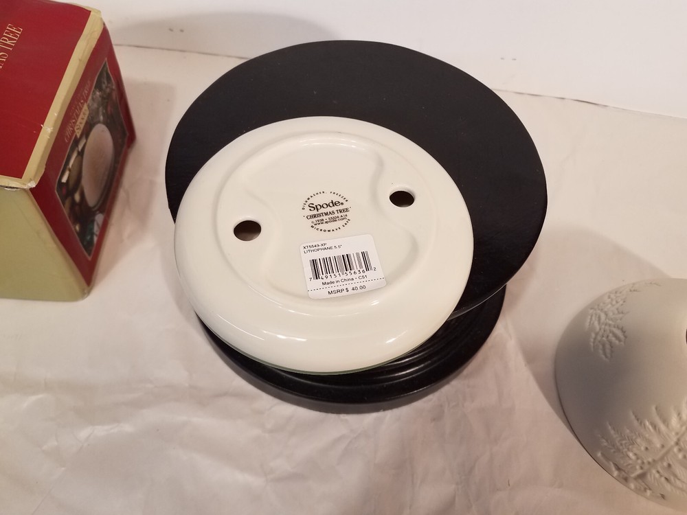 Spode candle light Open Box See video 5-1/2 inches Tall