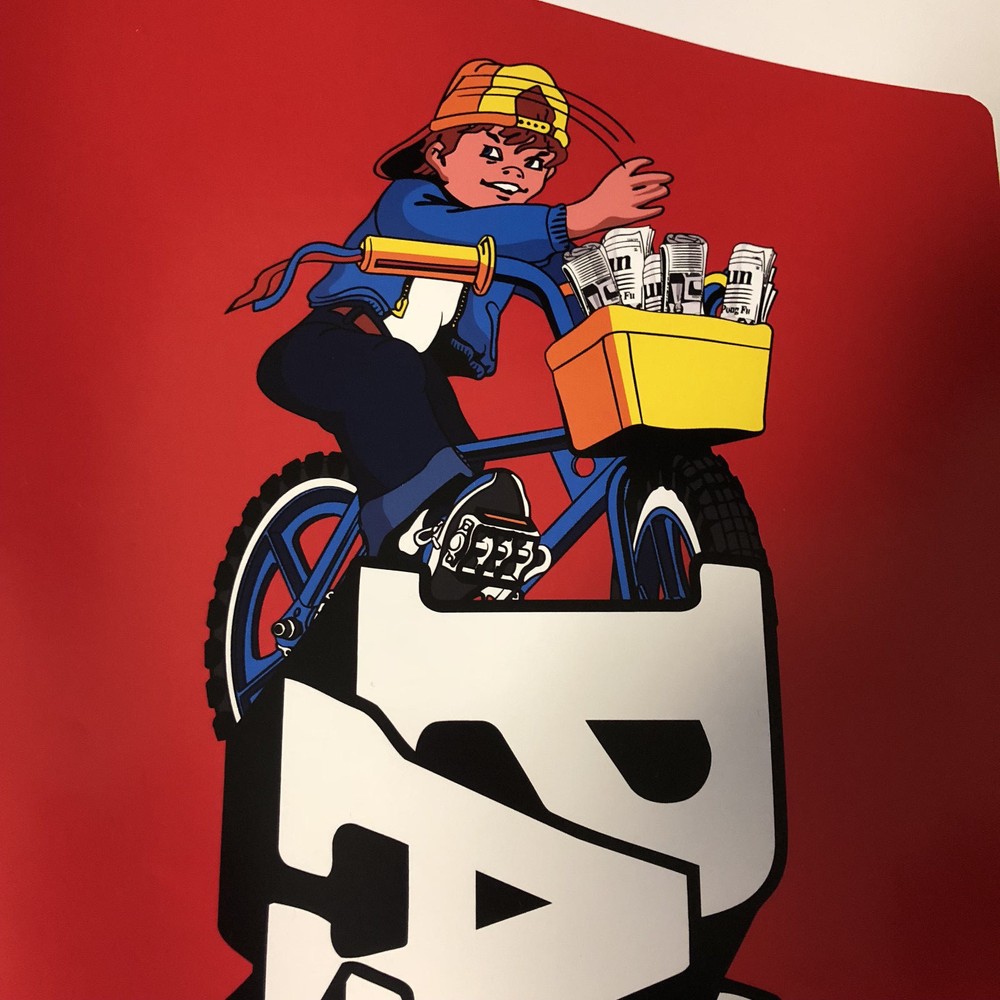 Paperboy Custom Side Art - Arcade Video Game - Atari System 1 Dedicated Cab