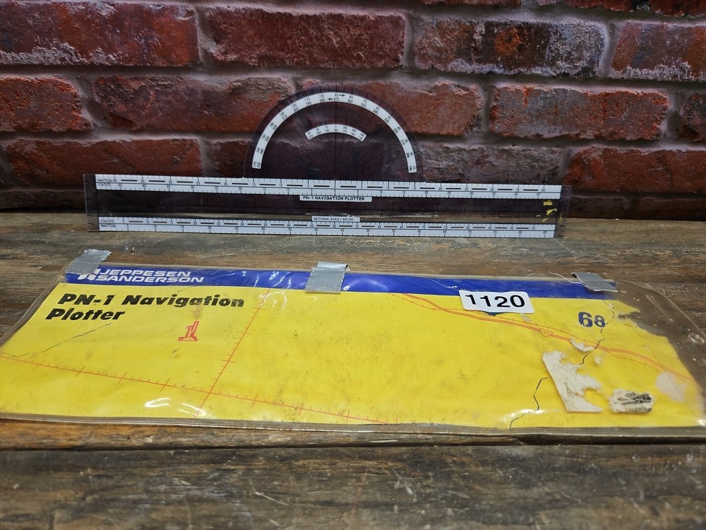 Jeppesen Sanderson, PN-1 Navigation Plotter, 1985 !!!