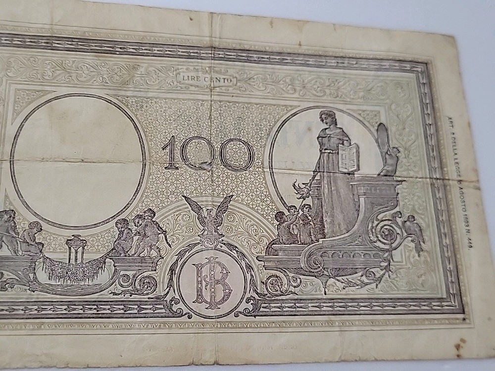 Banca D'Italia Cento Lire