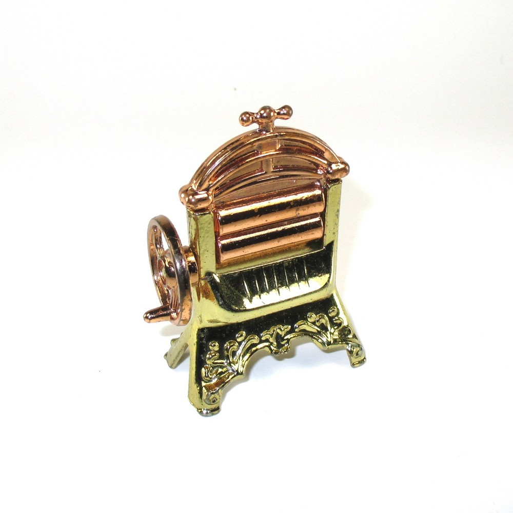Shadowbox Brass Copper Clothes Wringer
