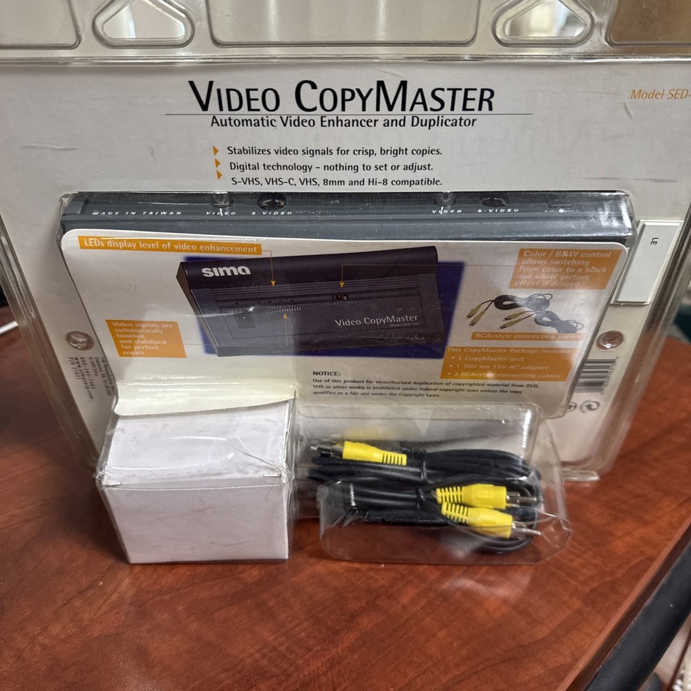Sima Video CopyMaster Video Enhancer & Duplicator SED-CM