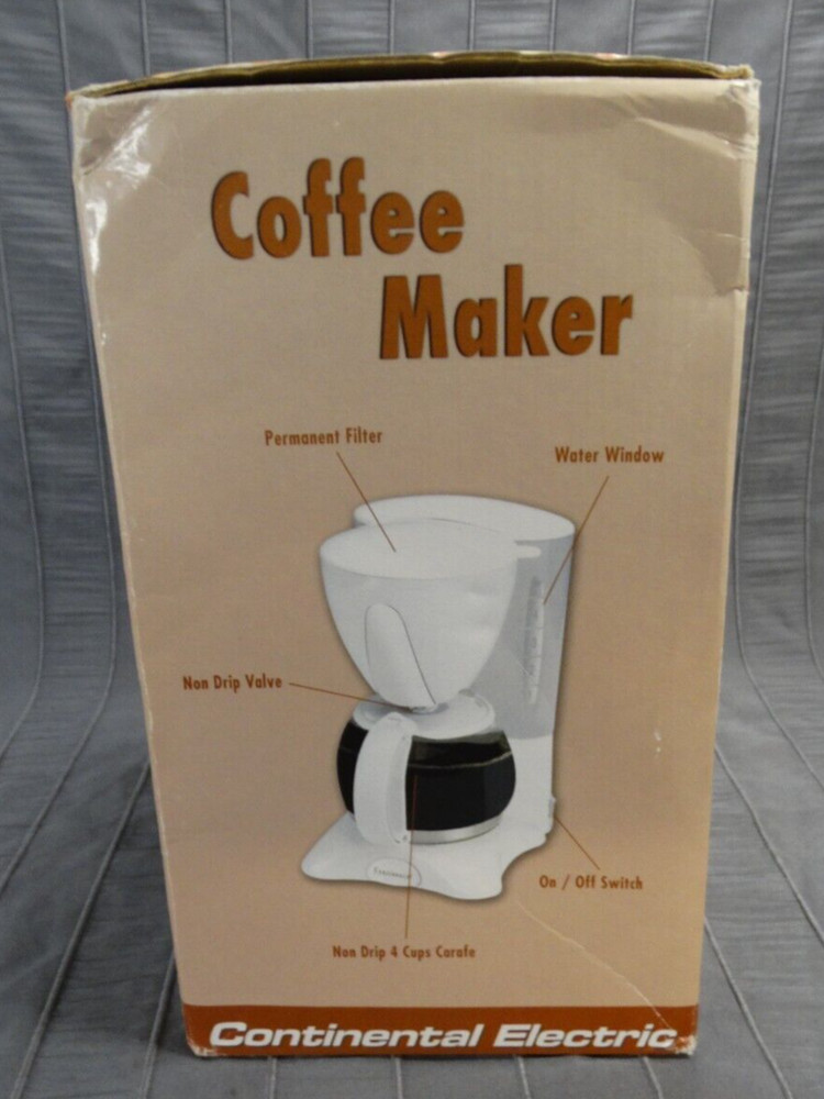 Continental Electric Coffee Maker 4 Cup