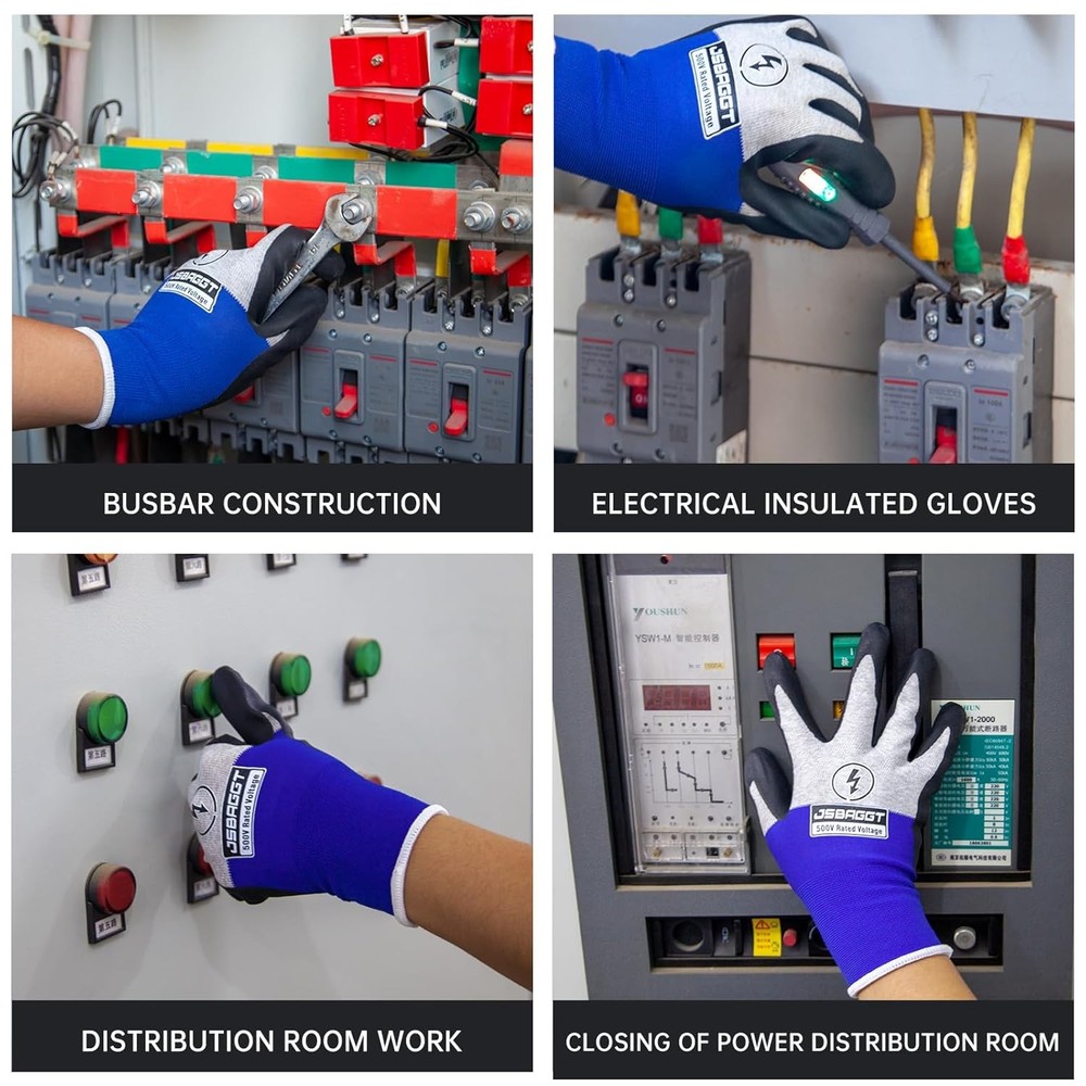 500V Electrical Insulated Gloves New