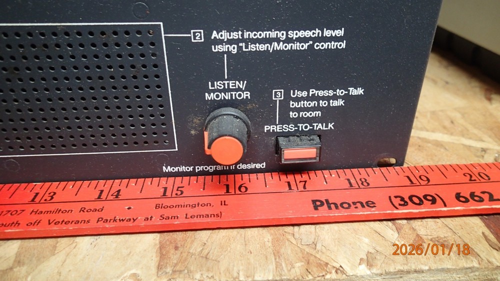 Rauland MCZ300 Intercom and Program Control Unit Pre Owned