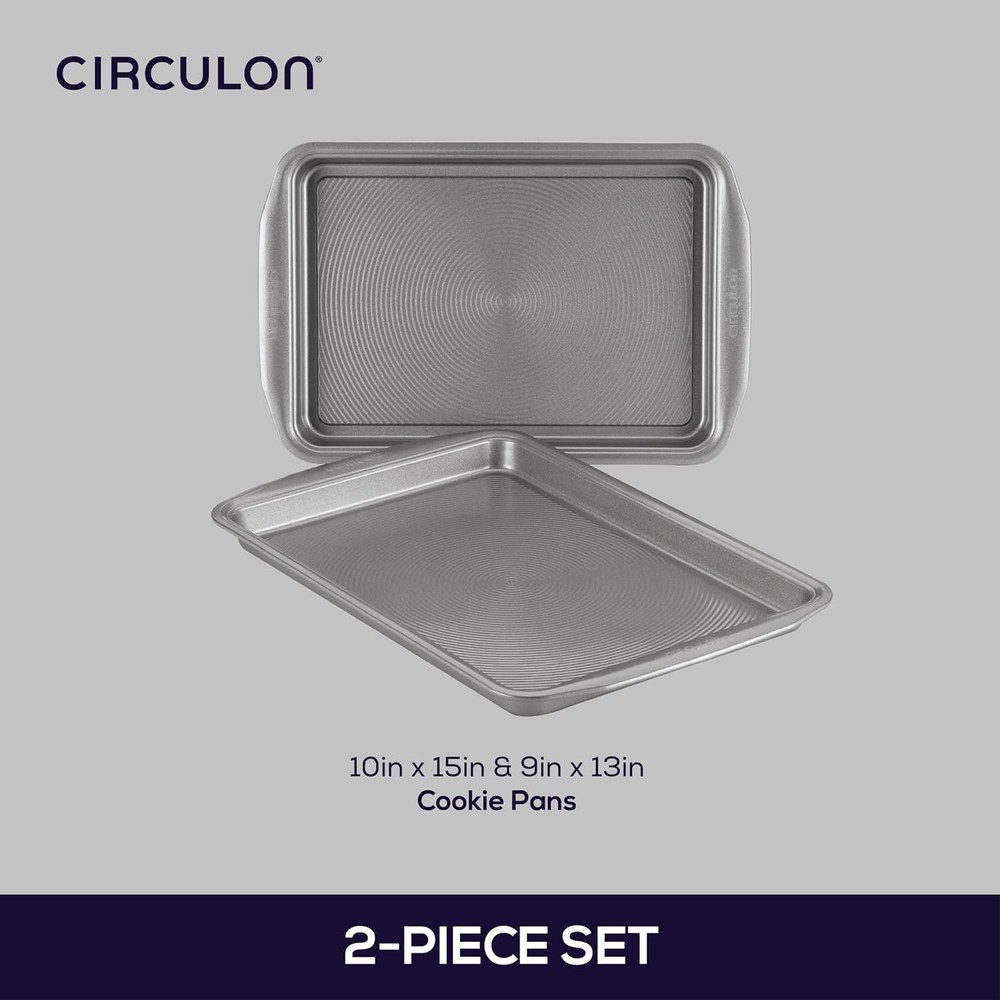 Circulon Nonstick Bakeware Set, Nonstick Cookie Sheet / Baking Sheet - 2 Piece,