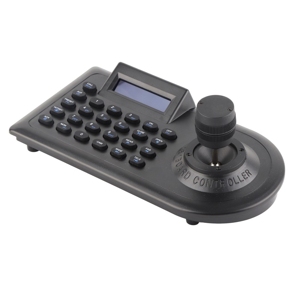 US Plug 3D PTZ Camera Controller Strong Compatibility LCD Display With