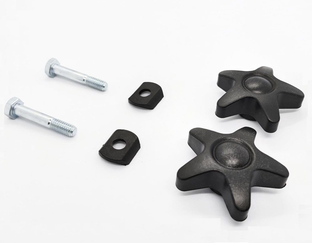 Black Replacement Arm Adjustment Knobs for Rollators – Durable & Easy to Install
