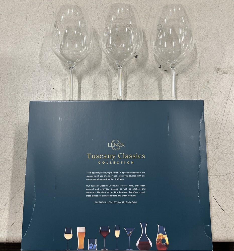 Lenox Tuscany Classics 6 Glass Collection Set
