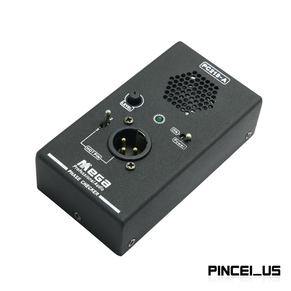 PC218 Phase Polarity Tester Checker Audio Speaker Microphone Sound Testing pe66