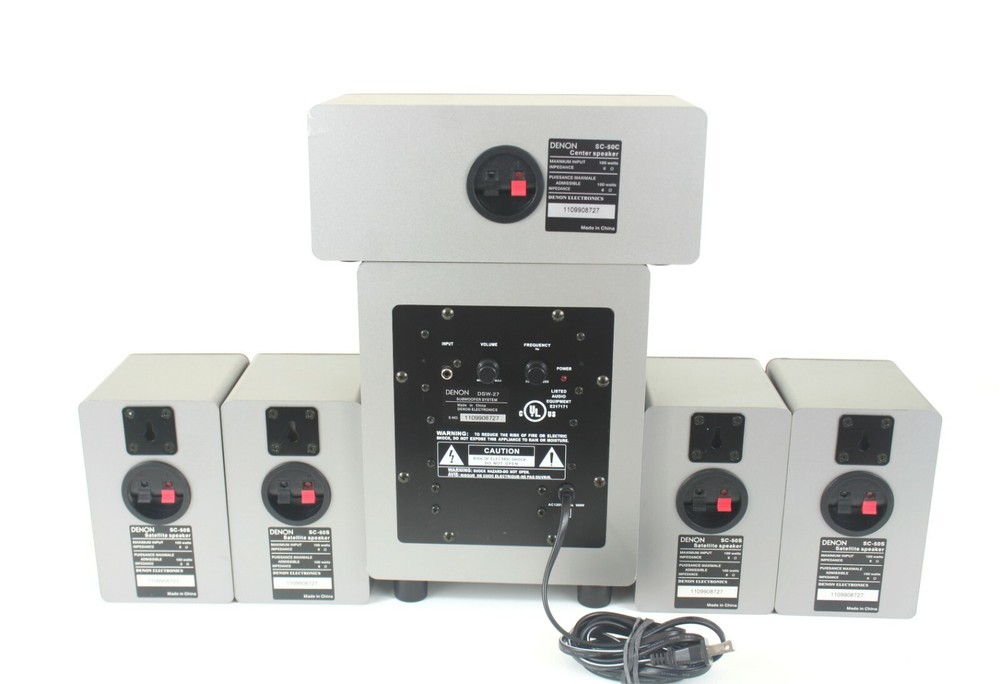 Denon DHT-700DV Home Theater System 5.1 Channel Dolby Digital w/Remote Bundle