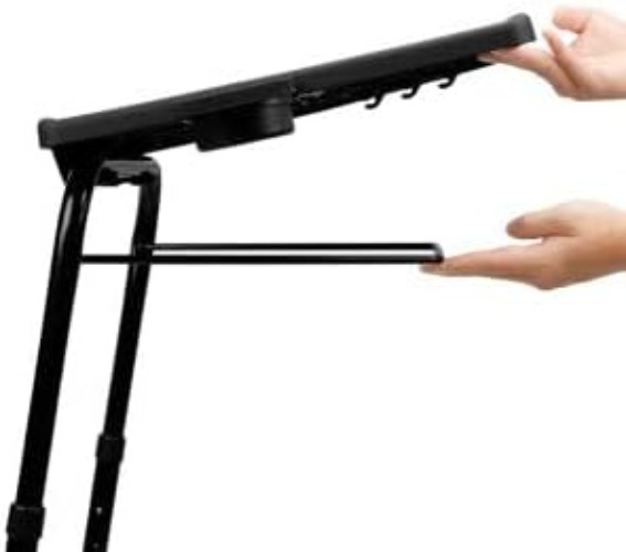 TV Tray Stand is an Adjustable Angle Sofa Stand Coffee Table with six Height ...