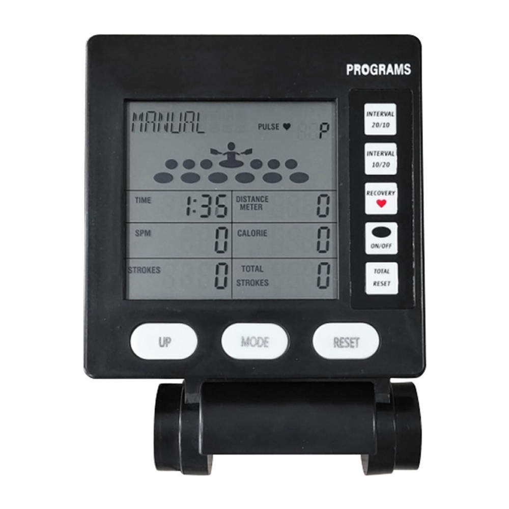 Easily Readable LCD Monitor for Comprehensive Performance Analysis in Rowing