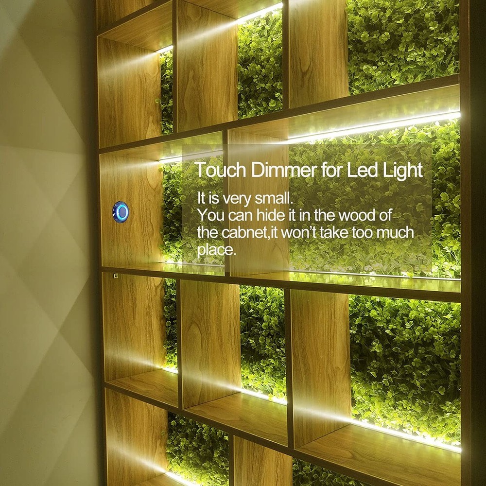 HAMRVL Led Dimmer Switch DC 12V Touch Switch On/Off Dimmer Stepless Dimming S...
