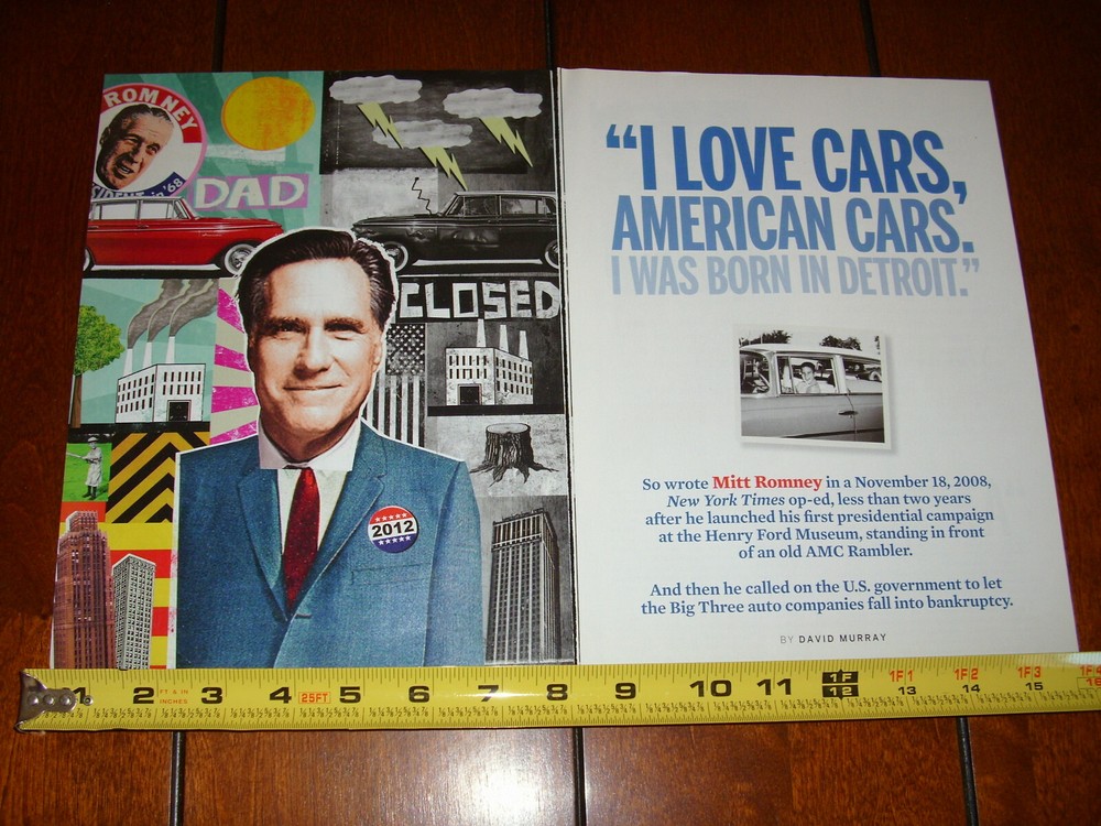 MITT ROMNEY ORIGINAL 2012 ARTICLE