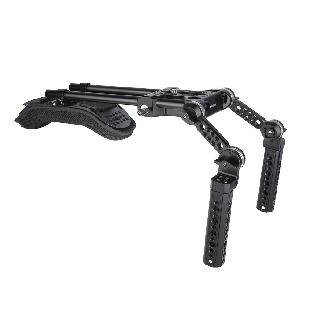 Niceyrig Shoulder Pad Kit 15mm Rod Support System with Rosette Cheese Handle