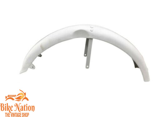 FIT FOR TRIUMPH 5T RAW STEEL FRONT MUDGUARD