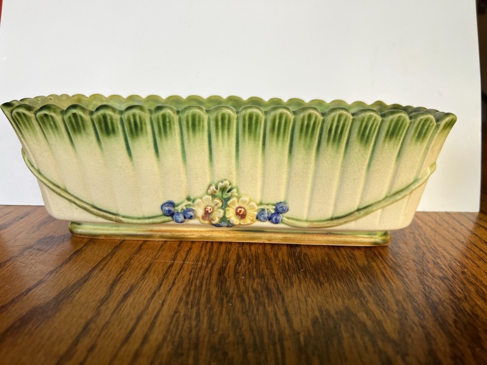 Vintage 1920's Weller Pottery Rectangular Planter Florenzo