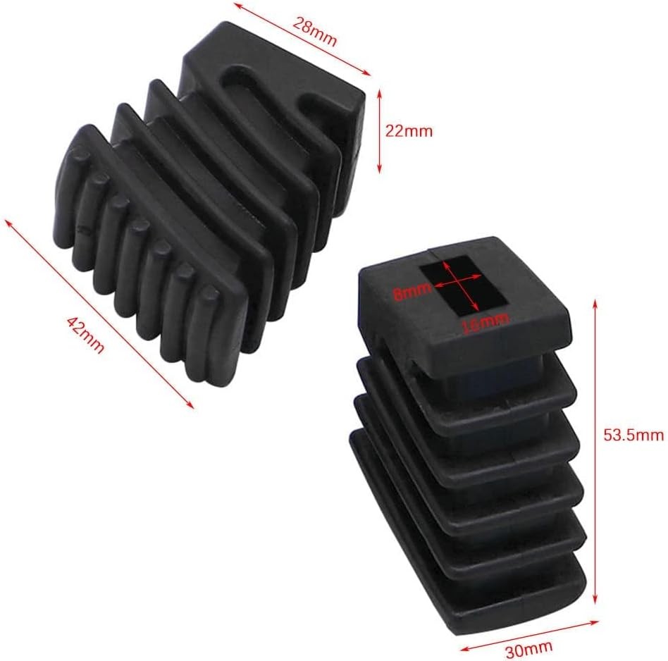 3/Pack Drum kit Rubber Feet Rack Stand Leg Large - A