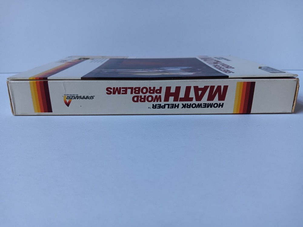 Commodore 64 Homework Helper Math Word Problems Computer Software Tested/Works