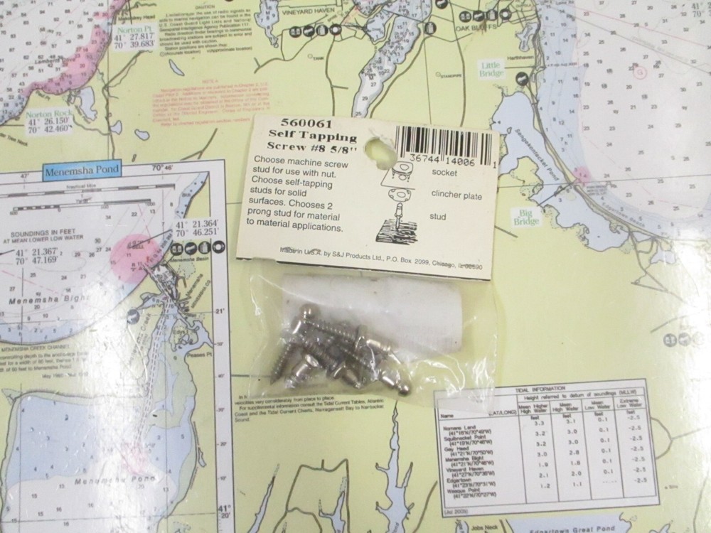 Canvas #560061 Self Tapping Fasteners - #8-5/8"