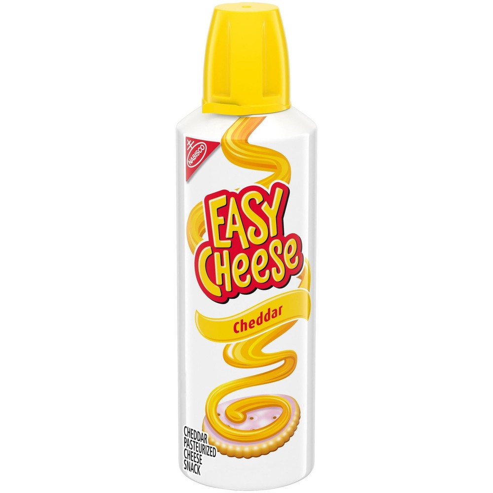 Easy Cheese Cheddar Cheese Snack, 8.0 oz