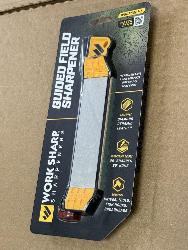WORK SHARP Work Sharp Guided Field Sharpener, For Compact Hunting-NIB-free Shipp