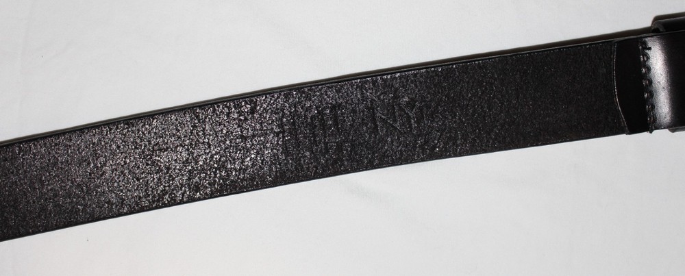 NY Jeans Black Leather Belt Unisex