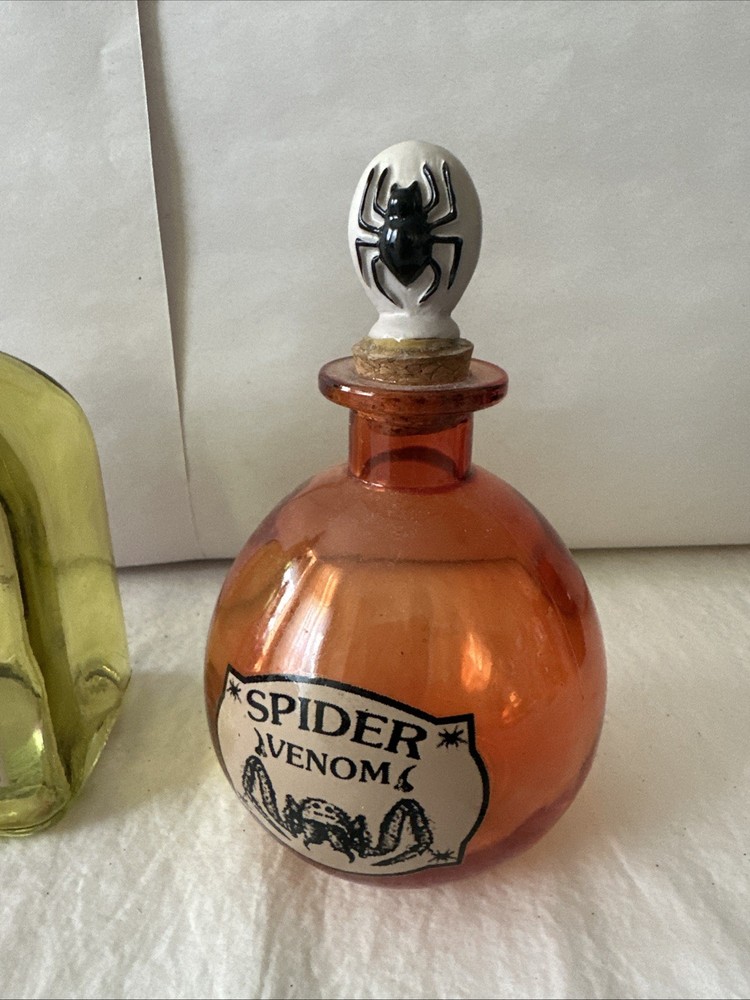 Three (3) Halloween Potion Bottles Decor