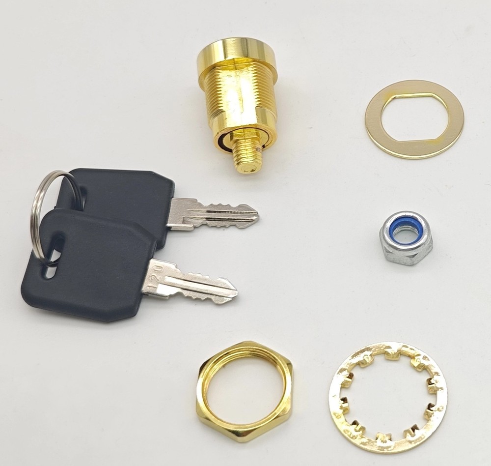 Armstrong Replacement Lock for Stack-On Safes, Brass Finish