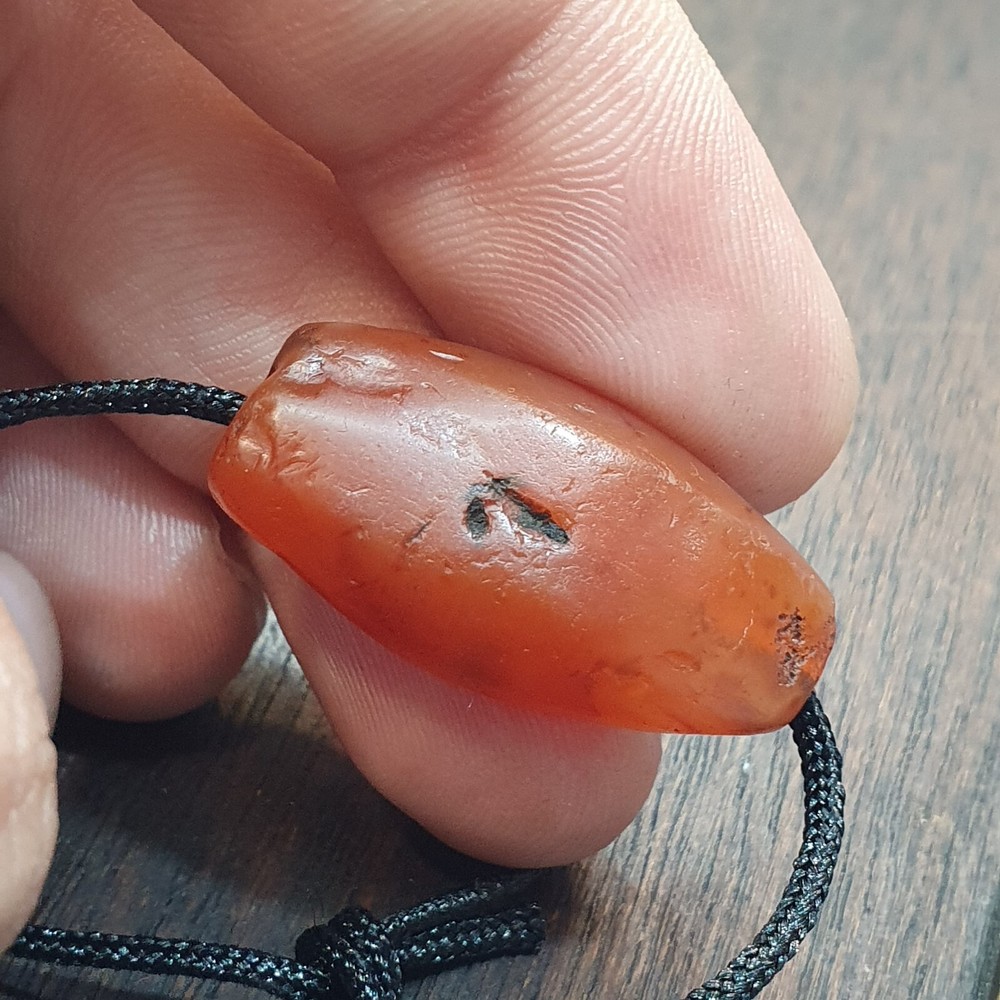 Ancient Antique Carnelian Middle eastern African AGATE Bead