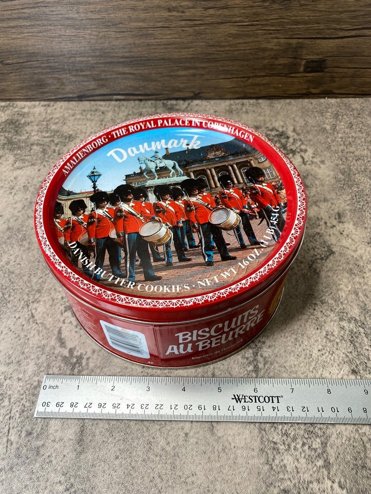 Vintage Denmark Imported cookies Tin