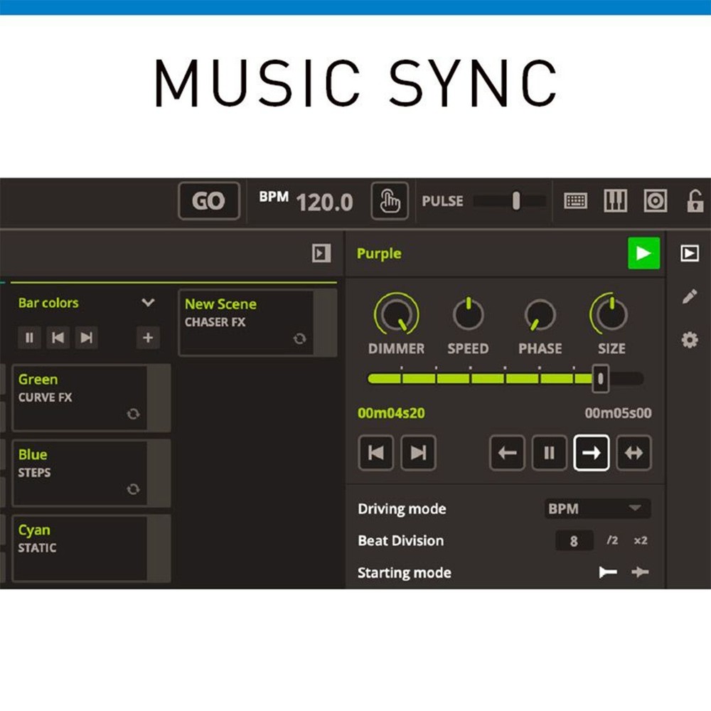 ADJ myDMX 5 DMX Lighting Control Software Hardware Interface for Mac & PC