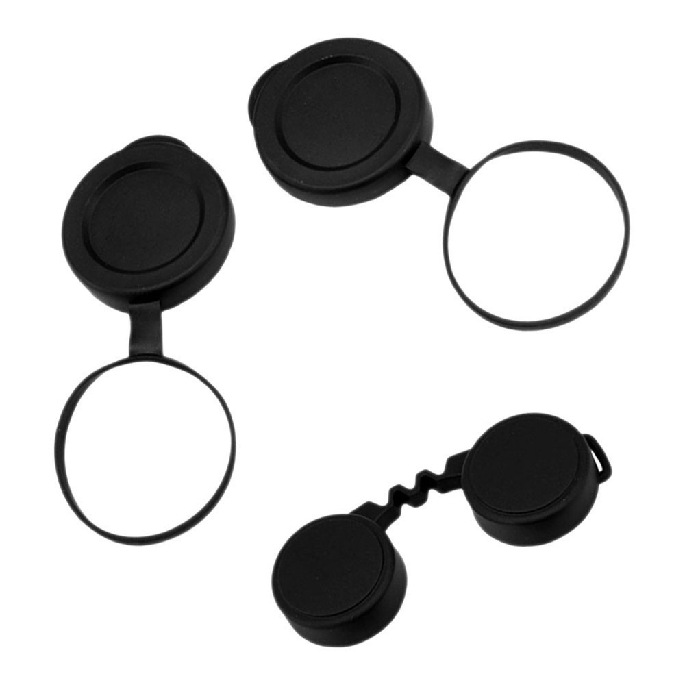 Binocular Lens Protective Rubber Caps Objective Covers for Optical Lens Guard