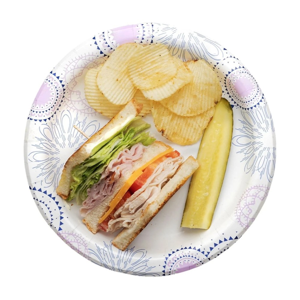 Great Value Disposable Paper Plates, 8.5", 300 Count