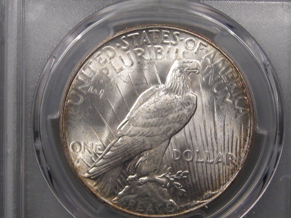 BU 1926-s Silver PEACE Dollar. PCGS MS64+ (rare plus Grade)