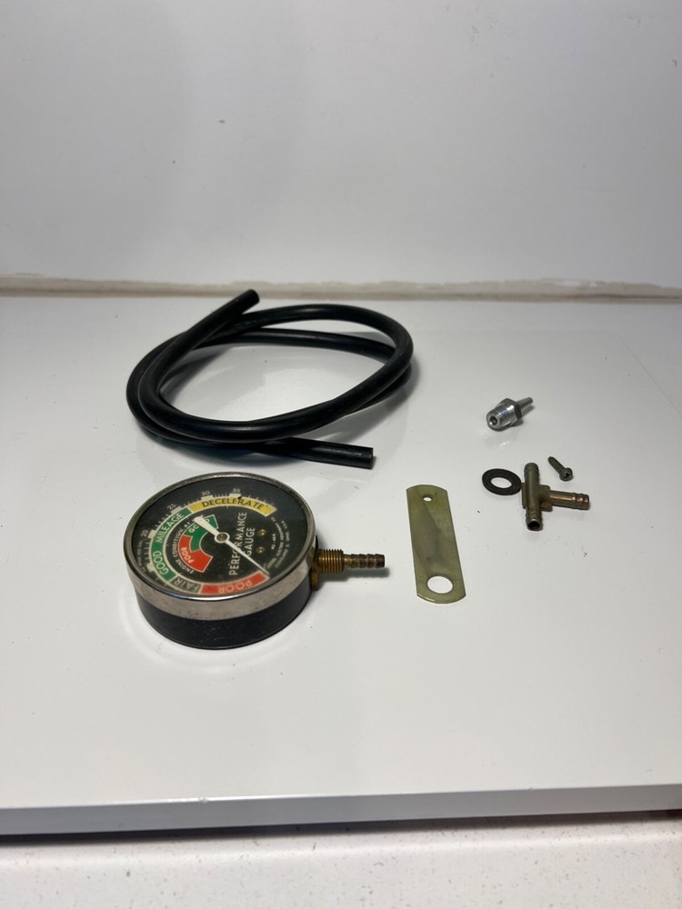 Vintage Riverside Precision Instruments Performance Gauge Montgomery Ward MPG