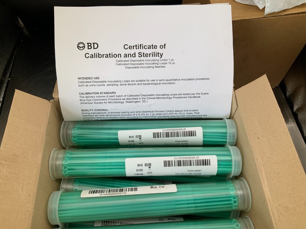 (1000) BD 220217 Disposable Loop/Blue 10ul