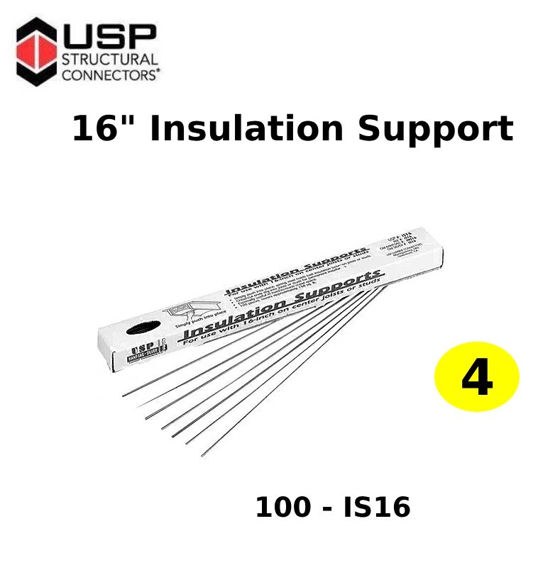 16" Insulation Support USP Structural Connectors 4 packs 400