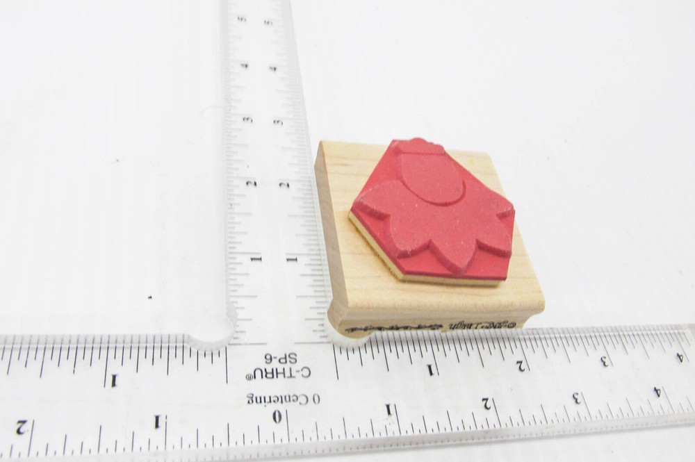 Blooming Flower Head Rubber Stamp - Stamp Set G120