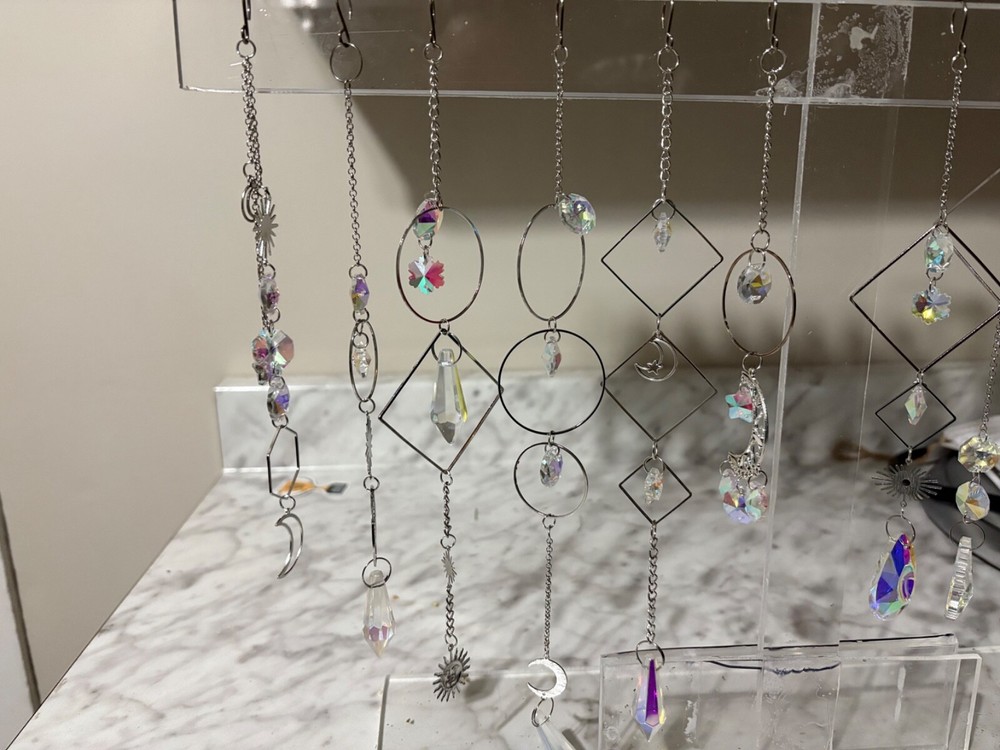 Crystal Sun Catchers with Charms