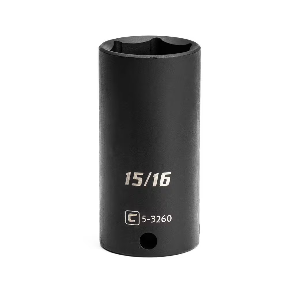 3/8 In. Drive 15/16 In. 6-Point SAE Deep Impact Socket