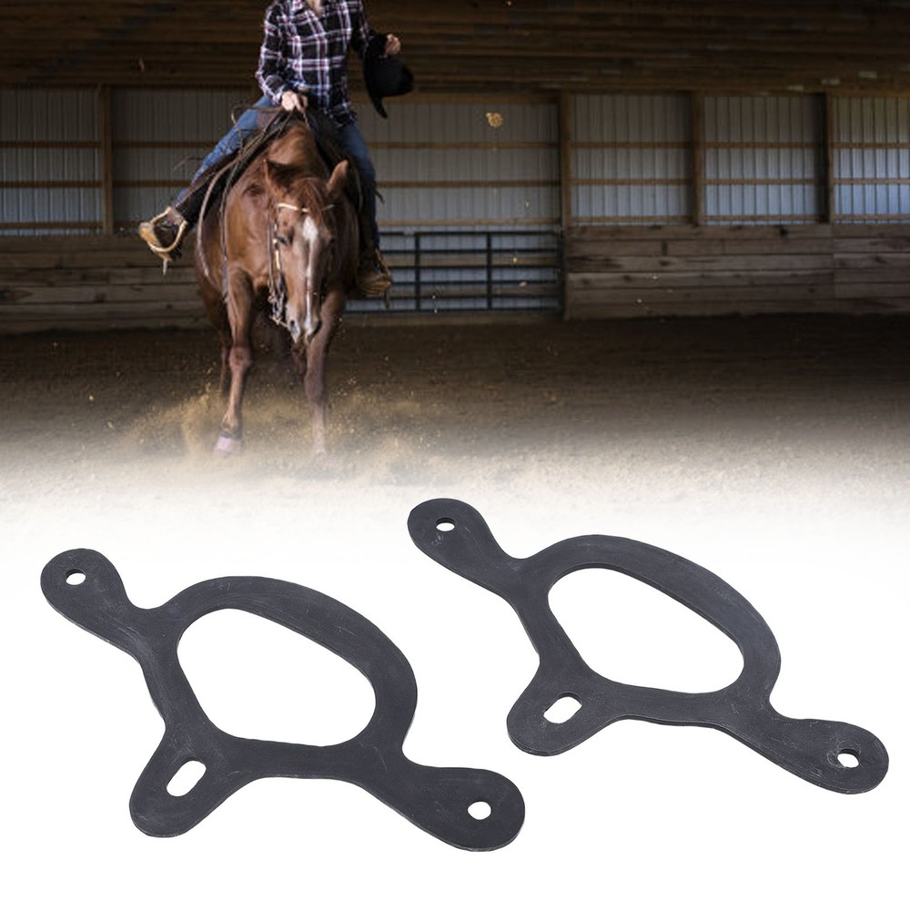 2pcs Rubber Spur Tie Down Straps Great Elasticity For Spurs